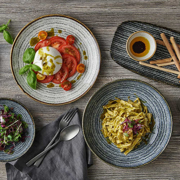 Homespun Stone Grey Coupe Plate 26cm